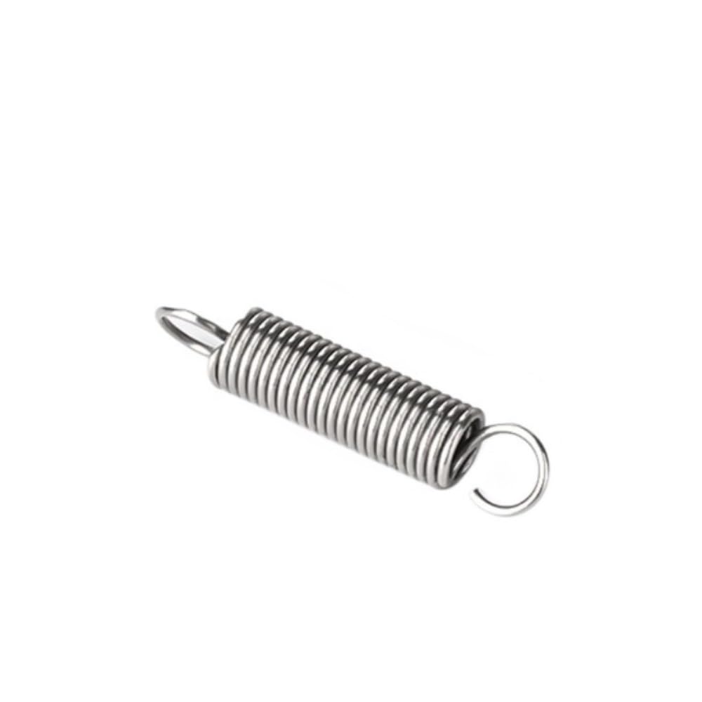 5pcs Wire Diameter 0.5mm S Hook Tension Springs, Stainless Steel Helical Extension Spring, Tension Spring for Industrial(40MM*3MM)