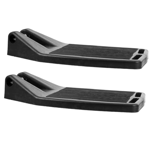 IWOWHERO Universal Wheelchair Footrest Set Replacement Footplates for Wheelchair Elevating Pedal Design