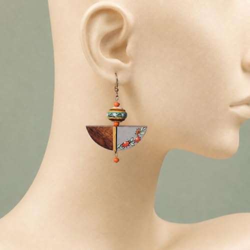 Image of Handcrafted Bohemian & Ethnic Earrings Collection for Women - Artistic, Nature-Inspired Statement Designs in Studs, Drops & Chandeliers