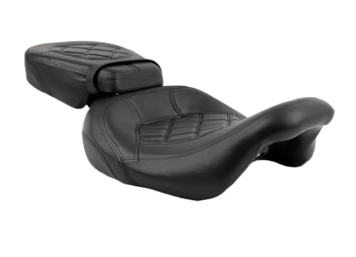 Siège conducteur et passager moto avec dossier pour Harley Touring Electra Street Glide 2009-2022
