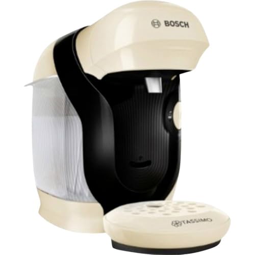 Bosch Machine à café multi-boissons Tassimo Style friendly, TAS117E, plus de 70 boissons chaudes, OneTouch, cafétière à dosettes, compacte, Intellibrew,...