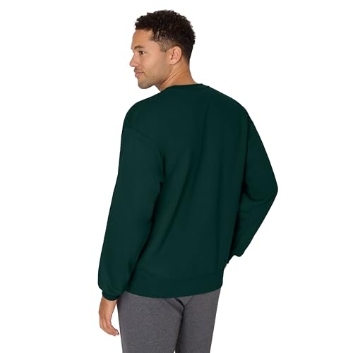 Hanes Men's Ultimate Cotton Heavyweight, Deep Forest, Large - image 2