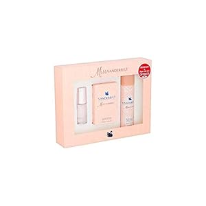 Miss Vanderbilt – Coffret Eau de Toilette 30 ml – Spray Déodorant 150 ml – Vaporisateur de Sac 15 ml
