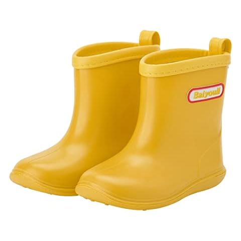 Baiyouli Botas de Agua Niños Unisex Impermeable Antideslizante Cover