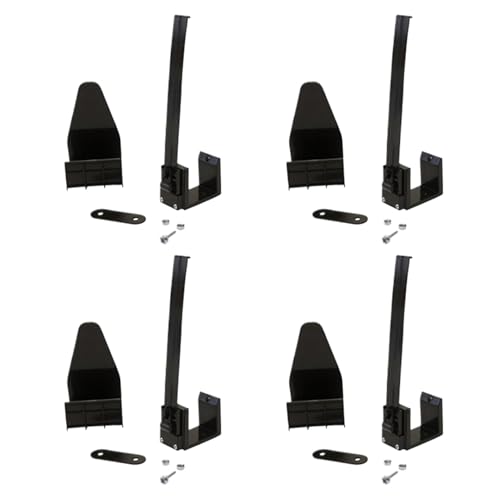 Christmas Garage Door Banner Clamps Garage Door Banner Clips 4Pcs Springed Garage Door Banner Clamps with Installation Accessories Garage Door Banner Installation Clips for Halloween Christmas