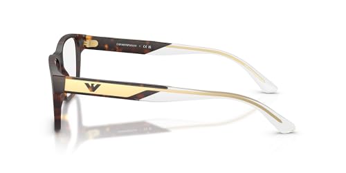 Image of Emporio Armani mens Ea3239 Rectangular Prescription Eyewear Frames