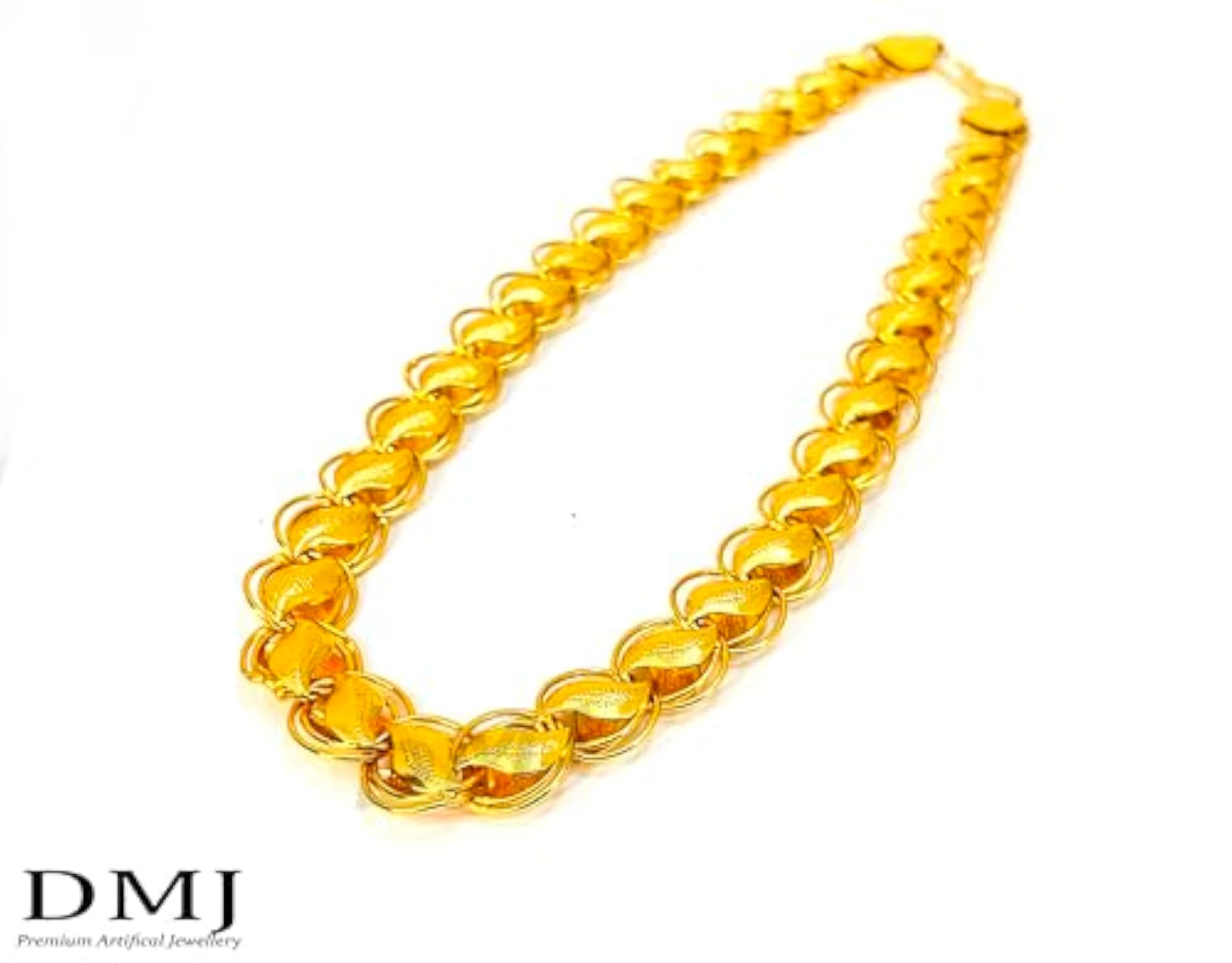 Premium Gold Plated Handmade Chain, 21 Inch Length