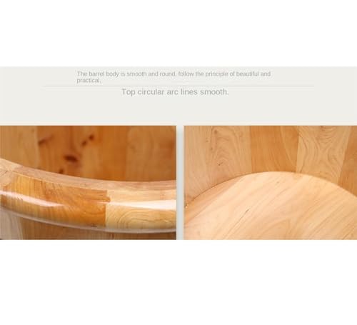 Baño de pies de madera para masaje y spa miniatura 4