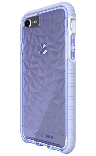 Tech21 Evo Gem Drop Proof Protective Case For Iphone Se 2022 3Rd Gen / Iphone Se 2020 / Iphone 8 / Iphone 7 / Iphone 6 - Ultra Thin Clear Back, Anti-Scratch - Lilac - Bulk Packaging #TOP2