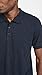 Vince Mens Classic Slub Polo Shirt, Coastal Blue, Large US