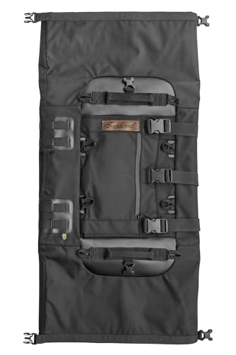 Alforja CIRO El Sandoval Bag, Negro, 30" x 6" x 9", Nailon balístico, 40 litros, Cremallera, Correas de sujeción miniatura 2