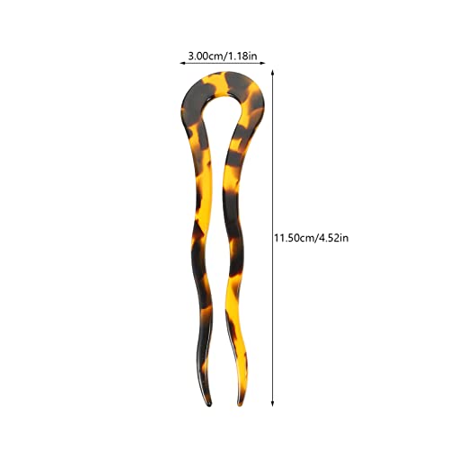 Lurrose Womens Hair Clips 5pcs U shape Hair Stick - Image 3