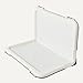 Amazon Basics Dog Training Pad Holder with Secured Latches, Extra Thick and Non-Slip Base, Recycled Plastic, 28 x 34 inch, Large, White and Charcoal