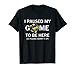 Puzzle Cube J'ai interrompu mon jeu Old School Classic Toys Games T-Shirt