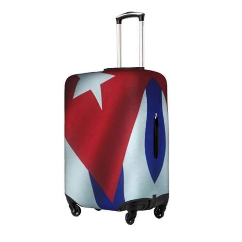 Universal Stretch Suitcase Cover Cuba Flag Carry On Luggage Sleeve Anti Scratch Travel Baggage Protector for Unisex Women X-Large2