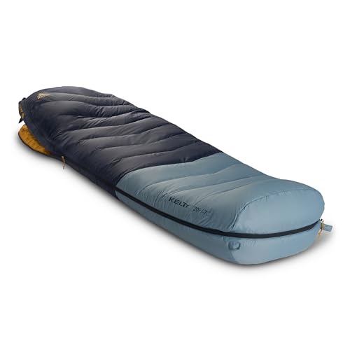 Image of Kelty Supernova Down Fill Sleeping Bag, 0 or 20 or 40 Degree Rating | Zip Two Together for a 2P Bag, Roomy Spoon Shape for Extra WIggle Room, PFC-Free Fabrics, Soft Taffeta Lining, Compressible