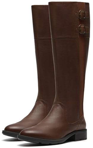 Clarks Women Adalynn Hope British Tan Leather 9 Medium