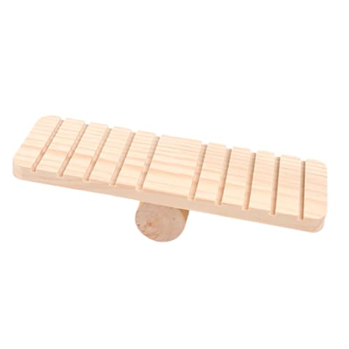 Hamsterwippe aus Holz, Wippe, Hamsterspielzeug, Haustier-Wippe, Haustierspielzeug für Hamster, Kleintiere, Clever
