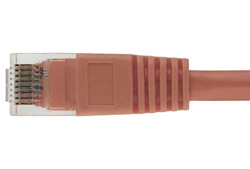 Cable de red Cat 6 UTP crossover 14ft naranja miniatura 4