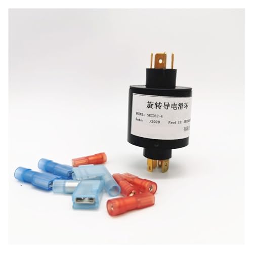 Anillo colector SRC032 de inserción y repuesto compatible de 4 y 6 vías para juntas rotativas 3