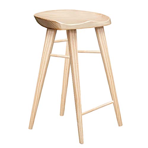 Tabouret de bar en bois de noyer stable et ergonomique pour éviter les maux de dos en cuisine