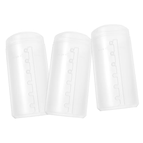 Anneome 3Pcs Dustproof Makeup Brush Holders Retractable Travel Brush Storage Containers Plastic Organizer for Cosmetic Brushes for Desk and Travel Use