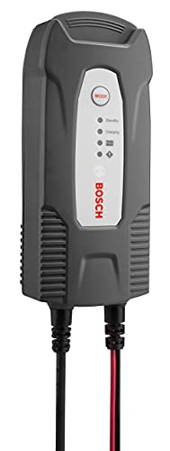 Bosch Automotive C1 - intelligentes und automatisches Batterieladegerät - 12V / 3,5A - für Blei-Säure, GEL, Start/Stopp EFB-Batterie für Motorräder, Pkw und Kleintransporter, Schwarz