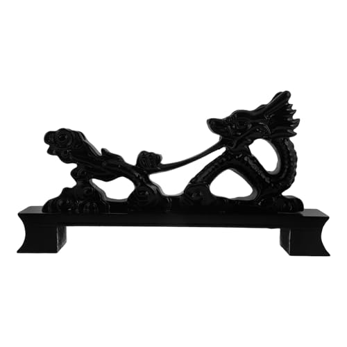 SUPVOX Dragon Shaped Resin Sword Display Holder Compact Desktop Stand for Sword Collection Elegant Decorative for Home and Office Space Saving Rack for Unique Aesthetic