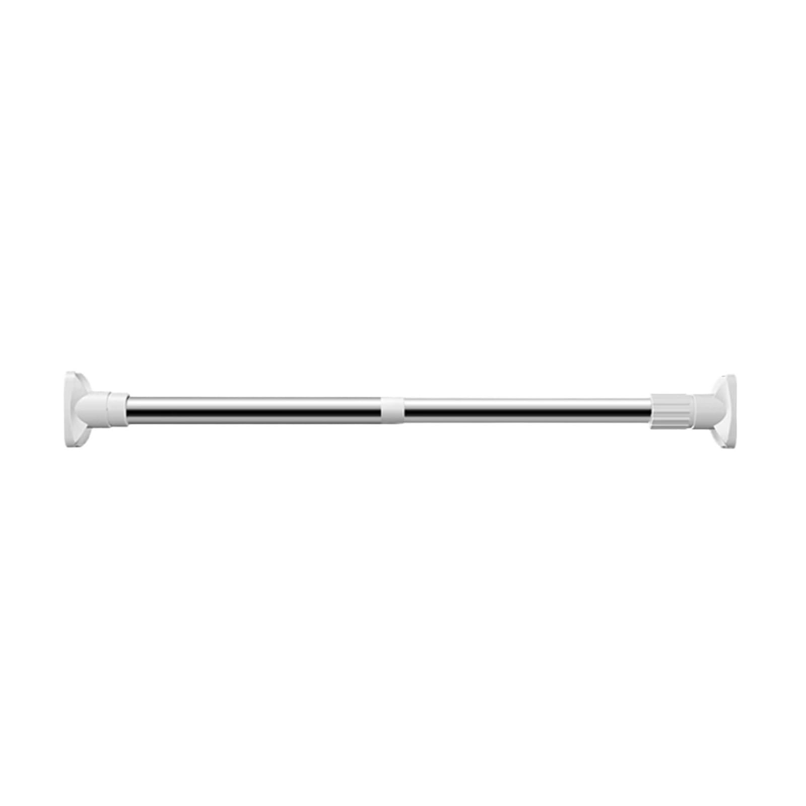 Clothing Hanger Telescopic Rod Stainless Steel Curtain Pole Balcony Clothes Drying for Wardrobe and Cloakroom(Pipe Diameter 22mm)
