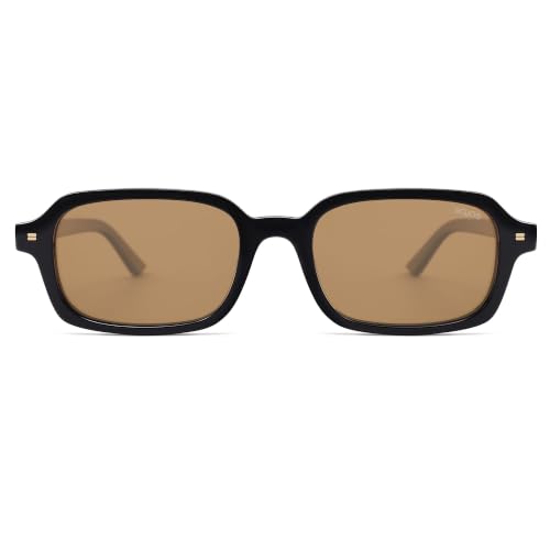 Image of SOJOS Trendy Rectangle Polarized Sunglasses Womens Mens SJ2610