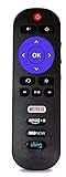 Universal Remote Control Compatible with All Hitachi Roku TV 55R7 43R80 49R80 50R8 55R80 65R80