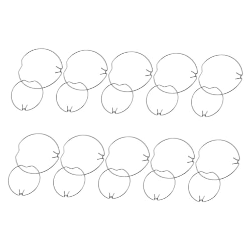 COSMEVIVI 10 Piezas Hebilla de luz empotrada soporte para downlight accesorios para downlight cubo de equipo lámpara de mesa bombilla clips de resorte de retención de downlight clips de liga