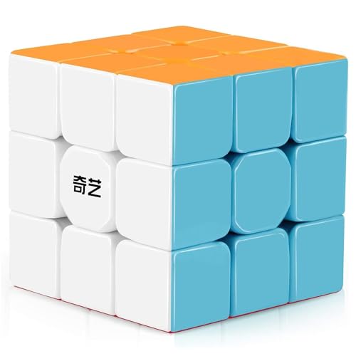 Image of HAWKISTER Qiyi Warrior S Cube 3X3 Stickerless Professional Speed Magic Cube Puzzle, For Kid