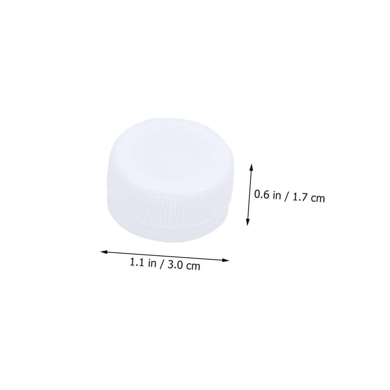 GRIRIW Replacement Lids for Water Bottles 200pcs Leak-proof Plastic Bottle Caps Home Use