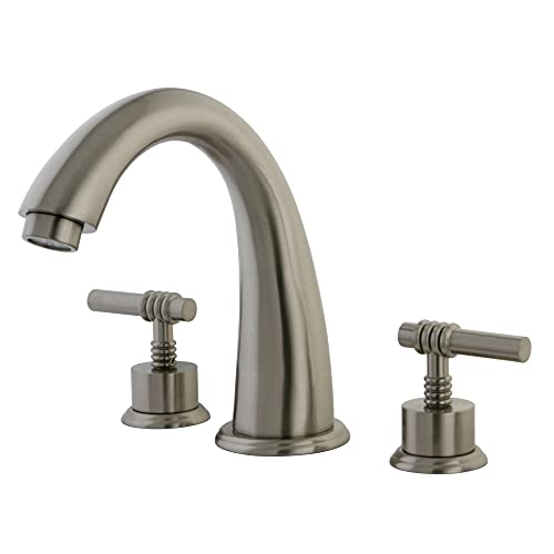 Kingston Brass KS2368ML Milano Roman Tub Filler, Brushed Nickel