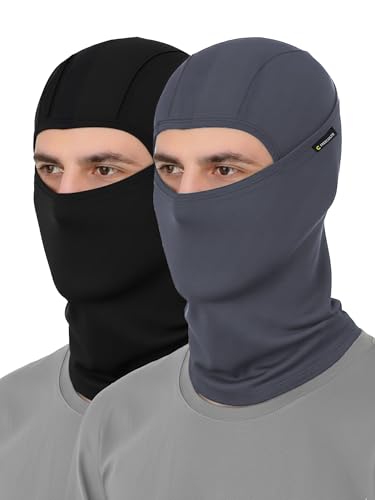 Image of Freecultr Full Face Helmet mask for Bikers Balaclava for Men Masks for Bike Riding, UV Protected Biker Accessories for man, Face Cover for Men & Women Helmet Head Cover Bamboo Balaclava