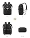LOVEVOOK Laptop Backpack for Women, 15.6 Inch Work Laptop Bag with USB Port, Fashion Teacher Nurse Backpack Purse, Waterproof Travel Computer Backpack with Organizer Bag, 2PCS, Beige-Black