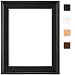 Canvas Floating Frame, Picture Wall Art Painting Frame Decor for Finished Canvas (12"x16", Black Frame)