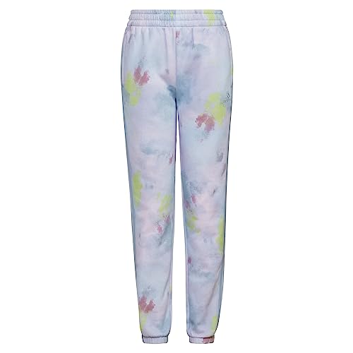 adidas Girls' Cotton Fleece Joggers, Wonder Blue