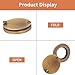 Peephole Cover for Home, Door Viewer Peep Hole Solid Brass Peephole Protector Peep Hole for Door with Self Adhesive Installation Tool Use for Hotel Dormitory Office (Bronze)