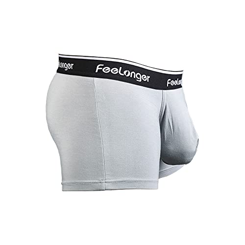 Men's Boxer Briefs Big pouch Underwear Comfortable Soft Breathable Trunks