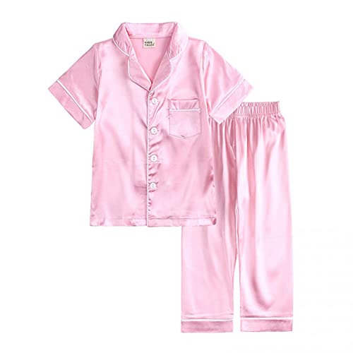 Christmas Pajamas Girls Size 8 Little Baby Girls Boys Pajamas Set Satin Silk Kids Boys Pajamas Size 14 162
