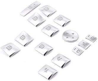 Miniatura 5 de Etiqueta engomada del botón de elevación de cristal de la ventana del coche para Mercedes Benz A/B/C (W204)/E (W212)/GLA/CLA/GLK/GL/ML/GLE Clase