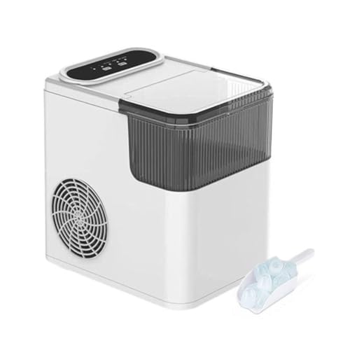 Image of Portable Ice Maker Machine | 6-Min Quick Bullet Ice, Crushed & Chewable Ice, Self-Cleaning, Ideal for Home, Kitchen, Office & Party