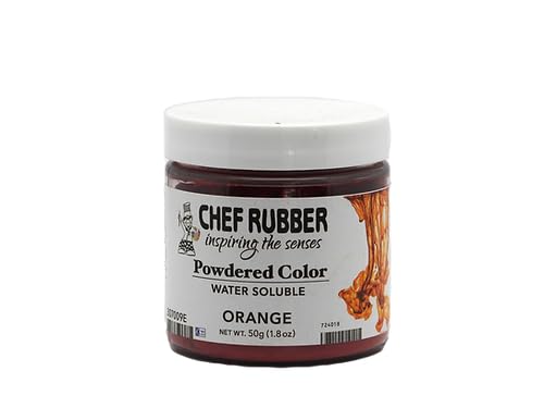 Generic Chef Rubber Water Soluble Powder, Orange, 1.8 oz