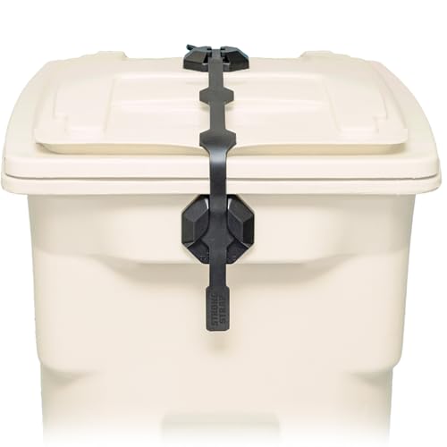 Blazer Brand Strong Strap, Outdoor Garbage Can Lid Lock (1 Kit)
