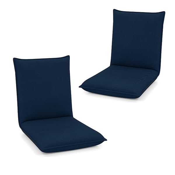 BECOMFORT 2 Pack Floor Chair, 6-Position Adjustable Mesh Meditation Chair
