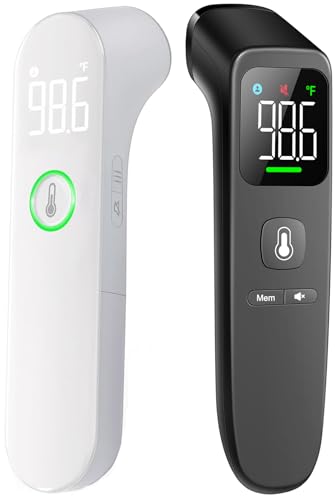 Image of No-Touch Thermometer LED White + LED Black