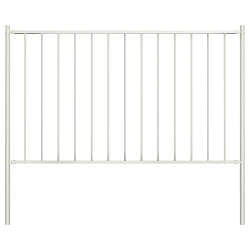 Dekorativer Gartenzaun Balkon Sichtschutz Efeu,Zaunelement mit Pfosten...