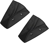 2Pack Sicherheitsgurt-Justierer, Dreieck Sicherheitsgurt-Justierer für kurze Erwachsene, Auto Schutzgurt-Justierer Abdeckung Pad Gurt (schwarz)